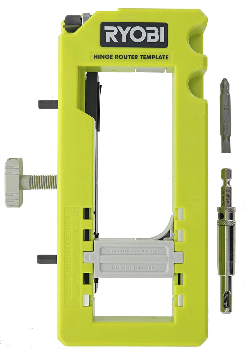 Ryobi Ryobi A99HT3 Door Hinge Installation Kit/Mortiser Template  - Image 1