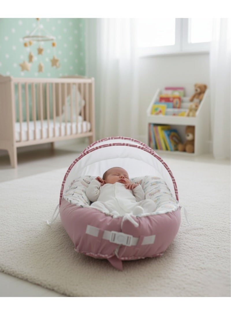 ضحكة  سرير رضّع ناعم من DEHKAH  – مرتبة أطفال عش لطفلك منذ الولادة | - Image 2