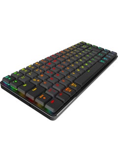 Rampage W-Granıte Black/gray Low Profile Red Switch Q RGB 2,4 Ghz+ Bt Mechanical Gaming Keyboard  - Image 2