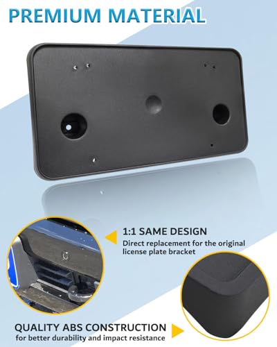 Wocch Front License Plate Frame for 2022 2023 2024 2025 2026 Chevy Silverado 1500 Front Bumper License Plate Holder Mounting Bracket Cover Replace# 86772168 Partslink# GM1068250 - Image 5