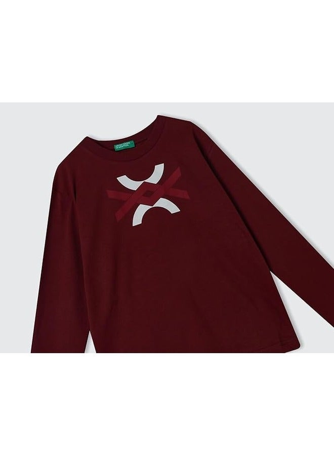 UNITED COLORS OF BENETTON Benetton Slogan Printed T-Shirt - Image 3