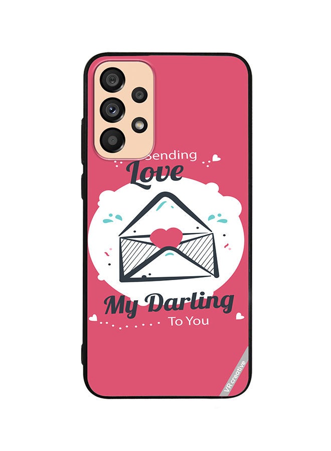VR CREATIVE Protective Case Cover For Samsung Galaxy A23 Sending Love Design Multicolour - Image 1