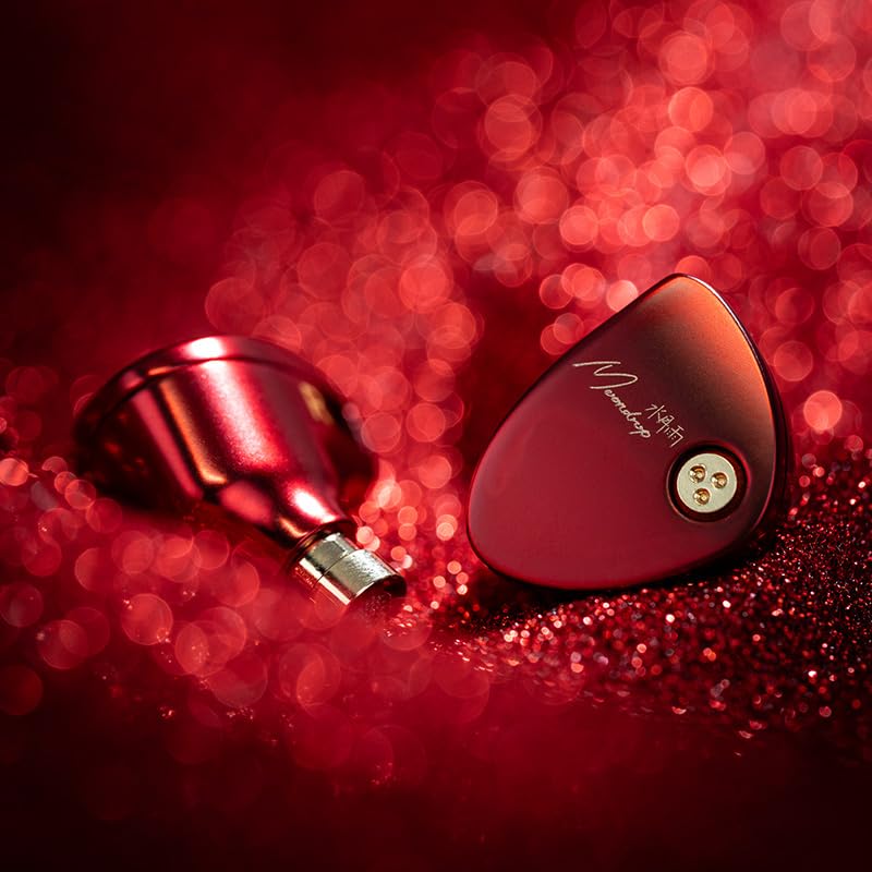 Moondrop ARIA 2 RED in-Ear Headphone with 0.78 2 Pin Cable Replaceable Plugs 3.5/4.4mm Earphone - Image 4