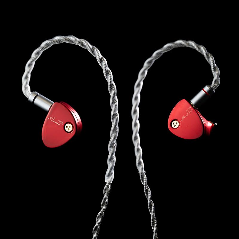 Moondrop ARIA 2 RED in-Ear Headphone with 0.78 2 Pin Cable Replaceable Plugs 3.5/4.4mm Earphone - Image 2