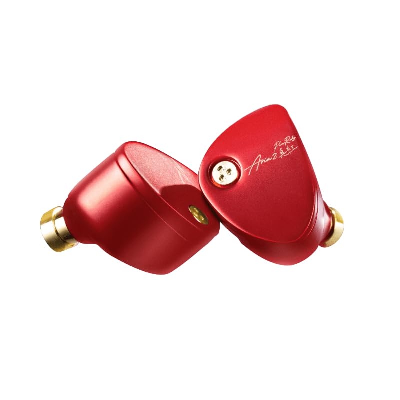 Moondrop ARIA 2 RED in-Ear Headphone with 0.78 2 Pin Cable Replaceable Plugs 3.5/4.4mm Earphone - Image 1