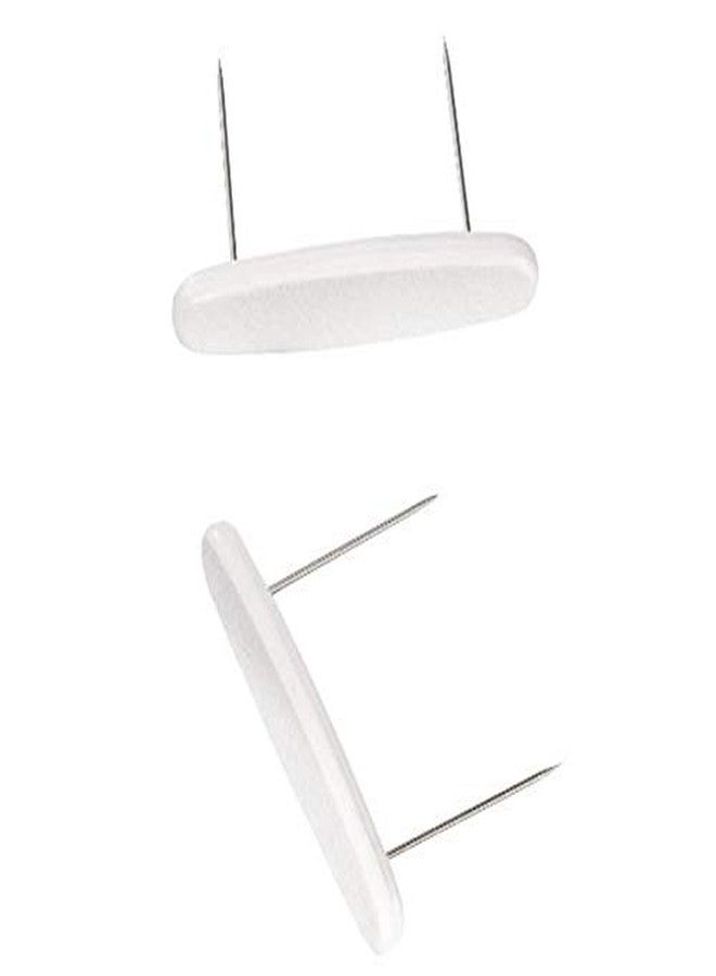 BW Miles Kimball Bedskirt Pins,White,One Size Fits All - Image 1