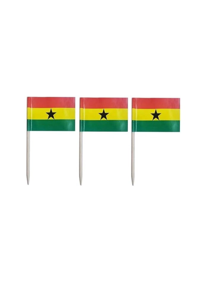 50Pcs Disposable World Cup Multi National Country Flag Stick Cake Toper Flag Fruit Stick Cocktail Cake Stick Toothpick Food Decoration - Image 1