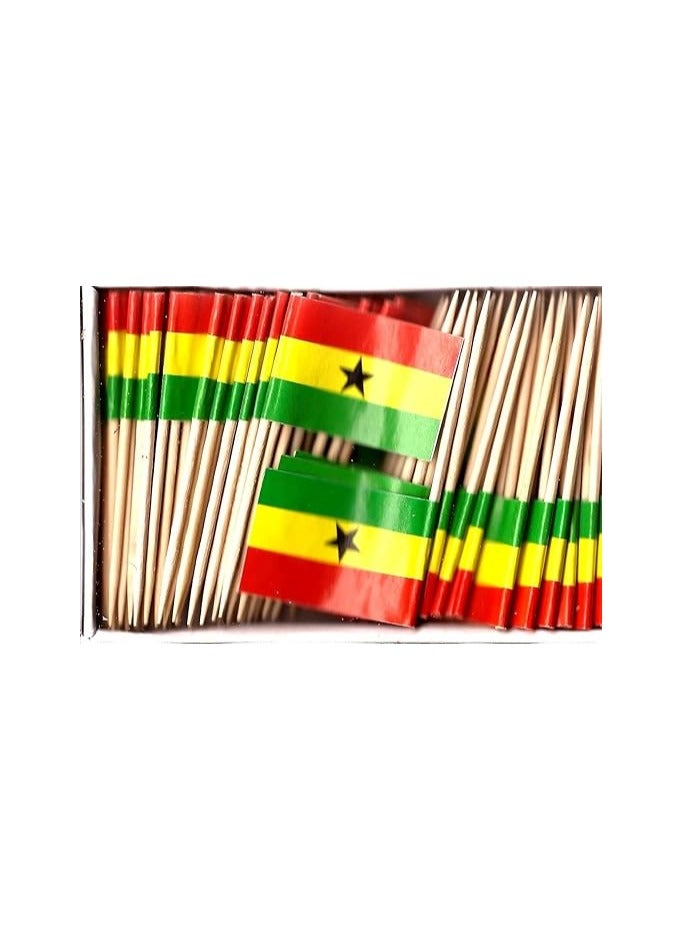 50Pcs Disposable World Cup Multi National Country Flag Stick Cake Toper Flag Fruit Stick Cocktail Cake Stick Toothpick Food Decoration - Image 2