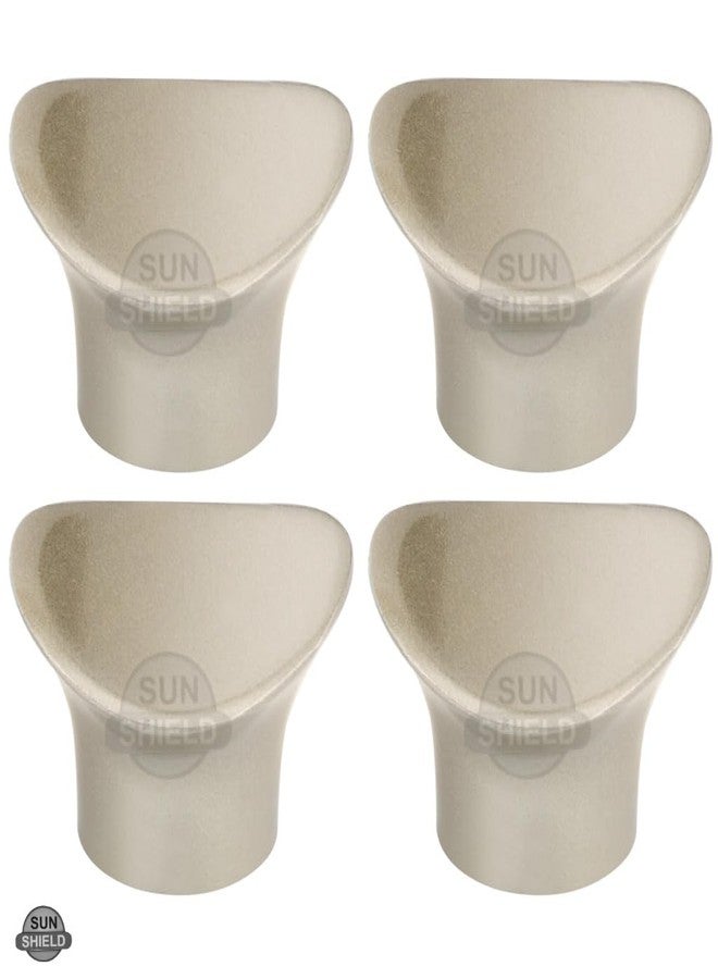 Sun Shield مجموعة مقابض خزائن Sun Shield ARC، بلمسة نهائية عتيقة، مصنوعة من المعدن الصلب، مناسبة لأدراج خزائن المطبخ والخزائن والأثاث، تتكون من 12 قطعة مع براغي. - Image 3