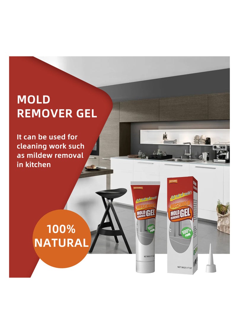 Household Mold Stain Cleaner Gel, Wall, Bathroom, Kitchen, White Wall Mold Remover, Mold Stain Removal Gel, Stains, Household Cleaning, Stains, Mold