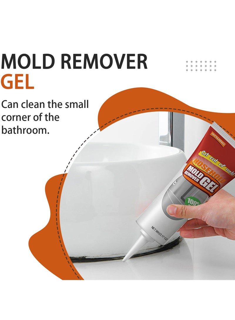 Household Mold Stain Cleaner Gel, Wall, Bathroom, Kitchen, White Wall Mold Remover, Mold Stain Removal Gel, Stains, Household Cleaning, Stains, Mold
