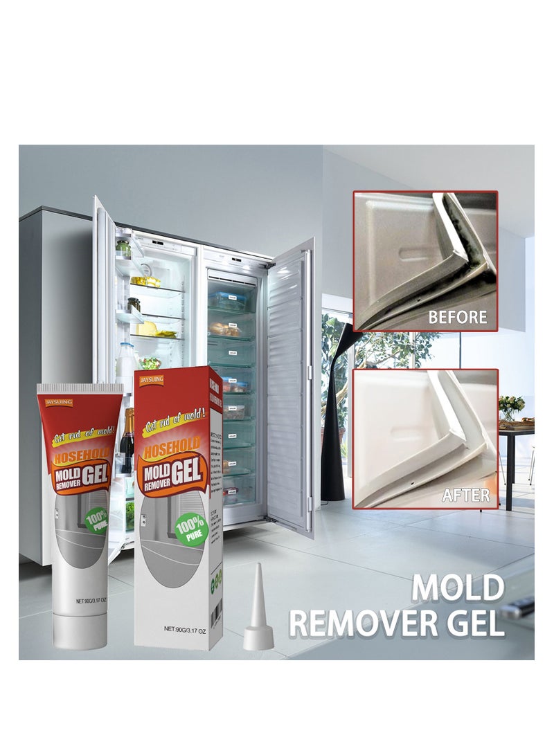 Household Mold Stain Cleaner Gel, Wall, Bathroom, Kitchen, White Wall Mold Remover, Mold Stain Removal Gel, Stains, Household Cleaning, Stains, Mold