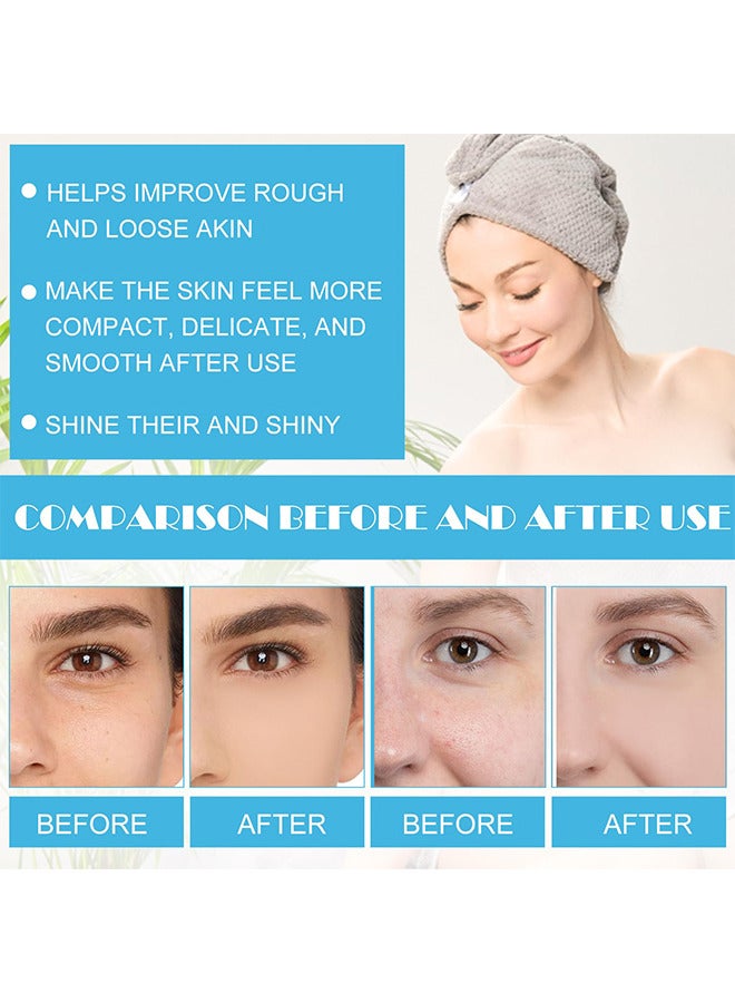OUHOE Face Lifting Water Soluble High Prime Silk Collagen Film Hydrolyzed Collagen Face Film Sheet Anti Wrinkles Face Moisturizer Film Sheets, Prevent Fine Lines And Protect Skin, Anti Aging Face Mask - Image 5