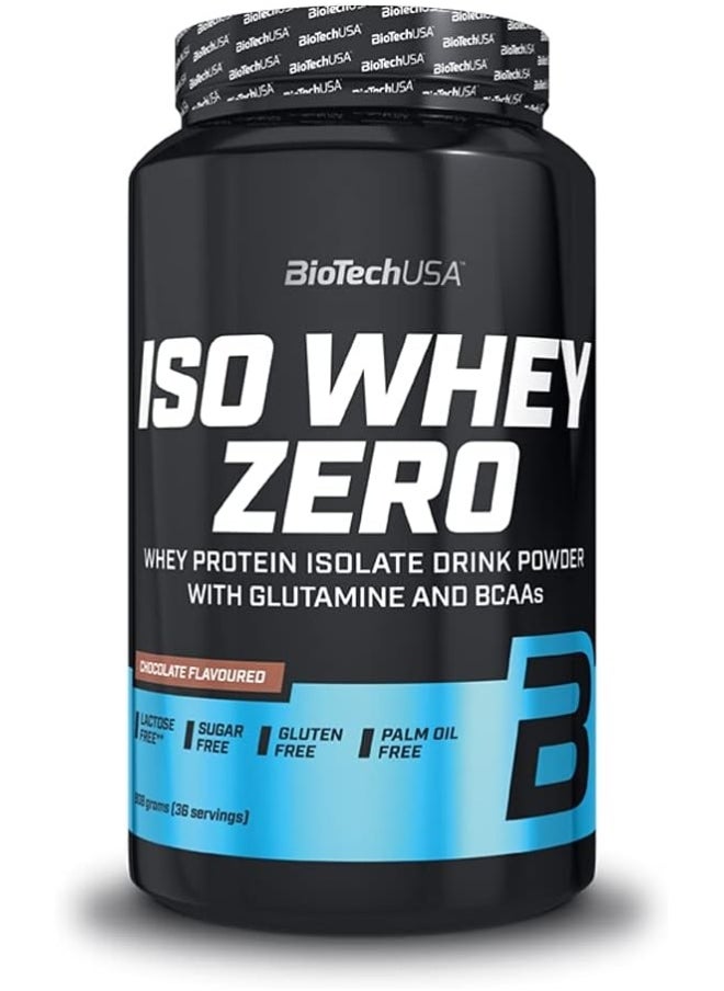 BioTechUSA Biotech USA ISO WHEY Zero Protein Isolate 908g Banana  - Image 1