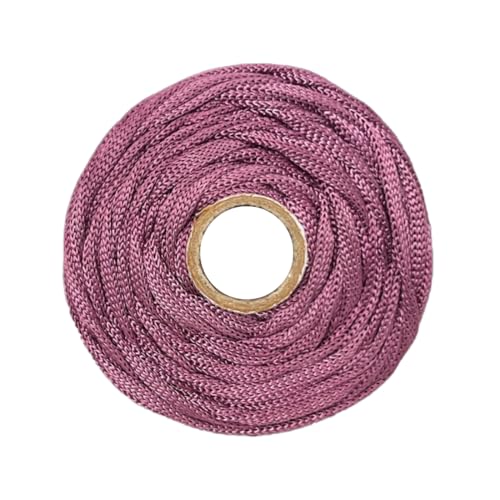 Crochela 4 MM Knitted Macrame Cord/Thread/Dori for Crochet, Knitting and Macrame (Weight : 250 Grams | Length : 100 Meters) (Mauve) - Image 2