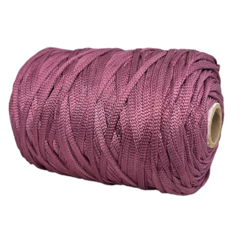 Crochela 4 MM Knitted Macrame Cord/Thread/Dori for Crochet, Knitting and Macrame (Weight : 250 Grams | Length : 100 Meters) (Mauve) - Image 3