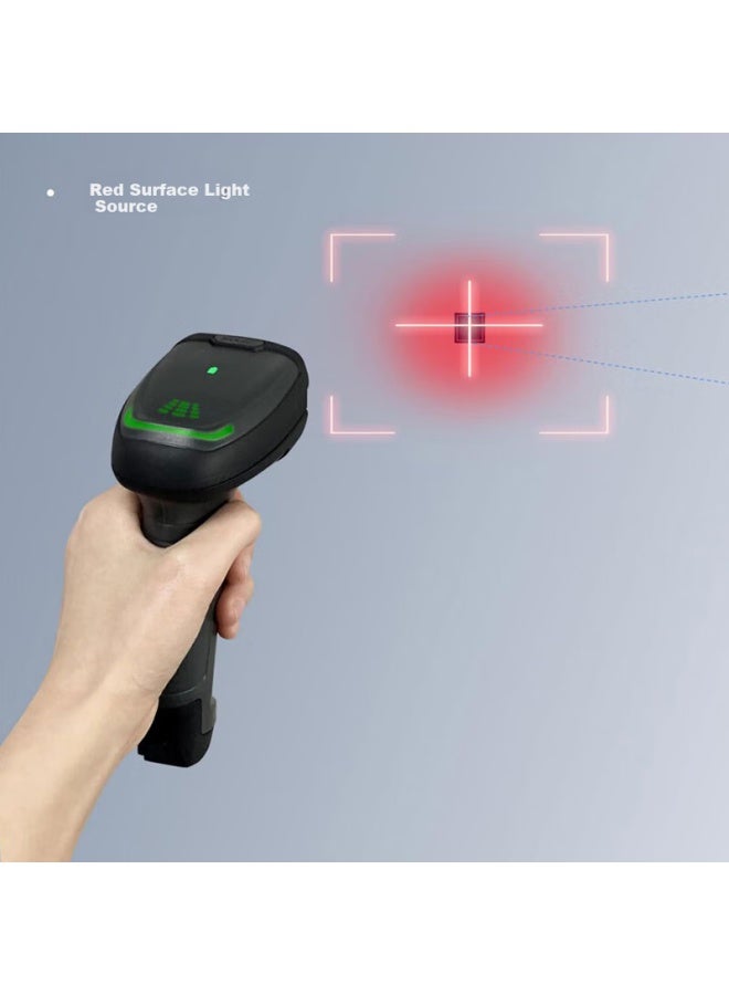 Seuic Hs325dp Wireless High-precision Industrial Barcode Scanner, Qr Code Reader, Metal Laser Engraving And Silk Printing High-density Reflective Code Dpm Lens Electronic Manufacturing - Image 4
