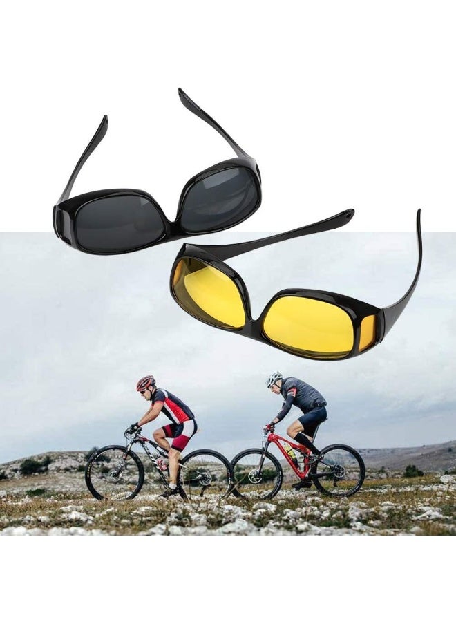 Generic Polarized Sunglasses Motorcycle Car Driving Glasses Unisex HD Vision Sun Glasses Night Vision Goggles Eyewear UV Protection  - Image 2