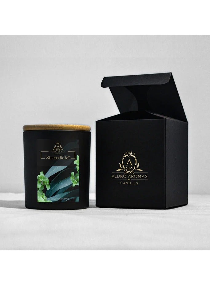Aldro Aromas Scented Candel in Jar Long Lasting Fragrance-Stress relief 225 Grams - Image 2