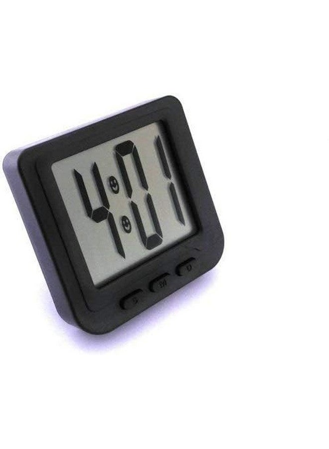 رويالز ساعة مكتب بلاستيكية من رويالز (ساعة رقمية 1826)، باللون الأسود (1.5 عرض × 2.0 طول × 1.2 ارتفاع سم) - Image 2