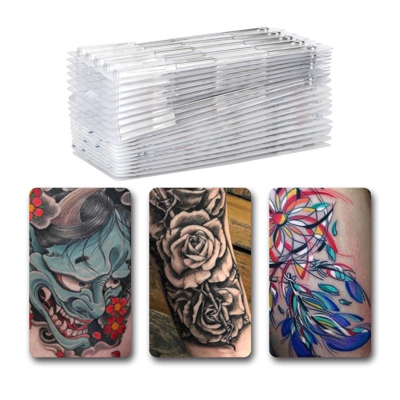 Tattoo Needles Set 100pcs Disposable Mixed Tattoo Needles Includes 1RL/ 3RL/ 5RL/ 7RL/ 9RL Tattoo Needles - Image 4