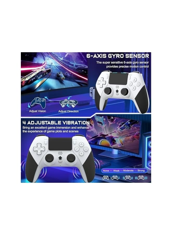 PROMASS Wireless Pro Controller,Gaming Remote with Built-in 800mAh Rechargeable Battery/Precise Joystick/Audio/Turbo/Advanced Buttons Programming - Image 4