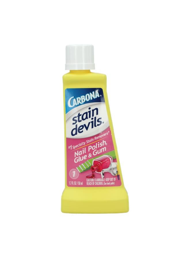CARBONA Stain Devils Nail Polish Glue and Gum Specialty Stain Remover 50ml - Image 1