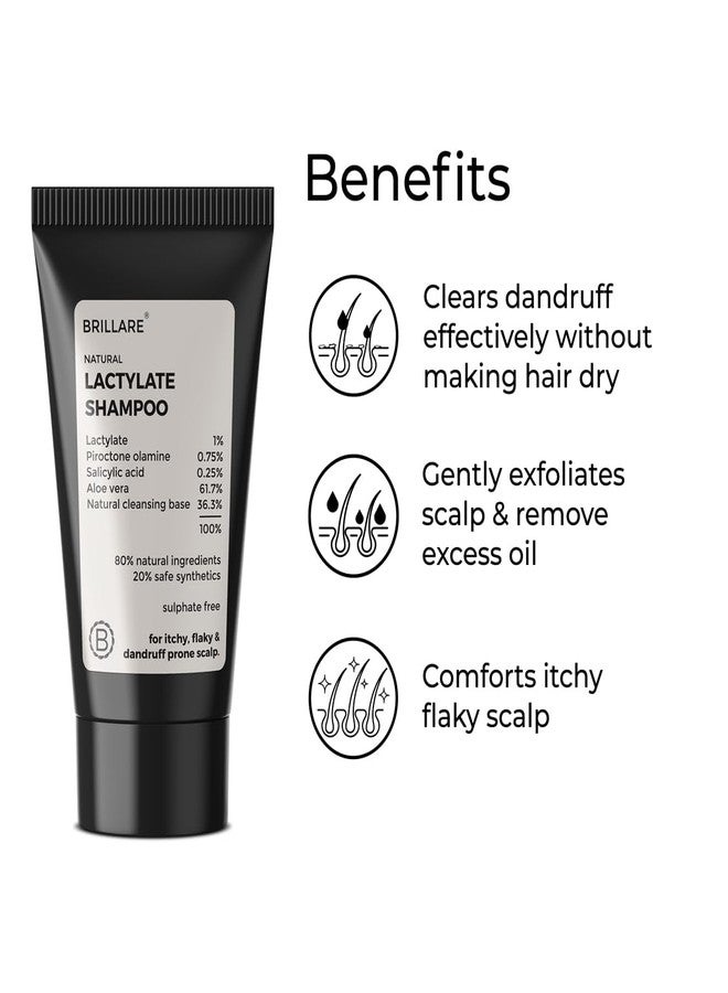 Brillare Mini Lactylate Shampoo To Reduce Dandruff (12 ML) - Image 5
