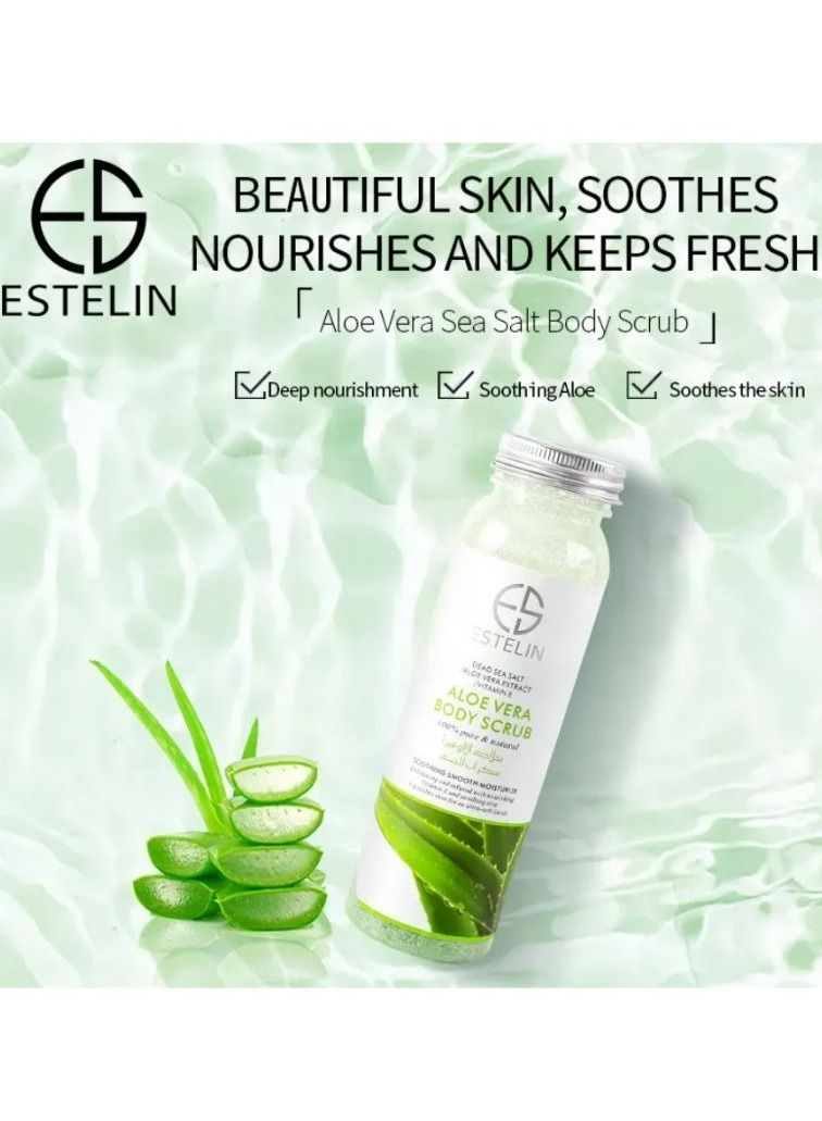 إستيلين ملح الاستحمام المقشر، مقشر الجسم المرطب بالصبار 200 جم - Image 3