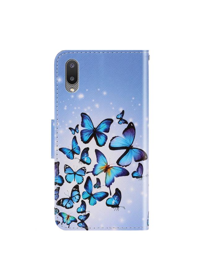 S-TOP Case For Samsung Galaxy A02 3D Colored Drawing Horizontal Flip Leather Phone Case with Holder & Card Slots & Wallet - Image 3