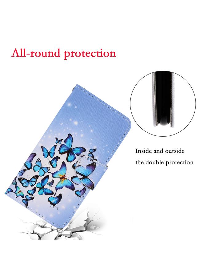 S-TOP Case For Samsung Galaxy A02 3D Colored Drawing Horizontal Flip Leather Phone Case with Holder & Card Slots & Wallet - Image 5