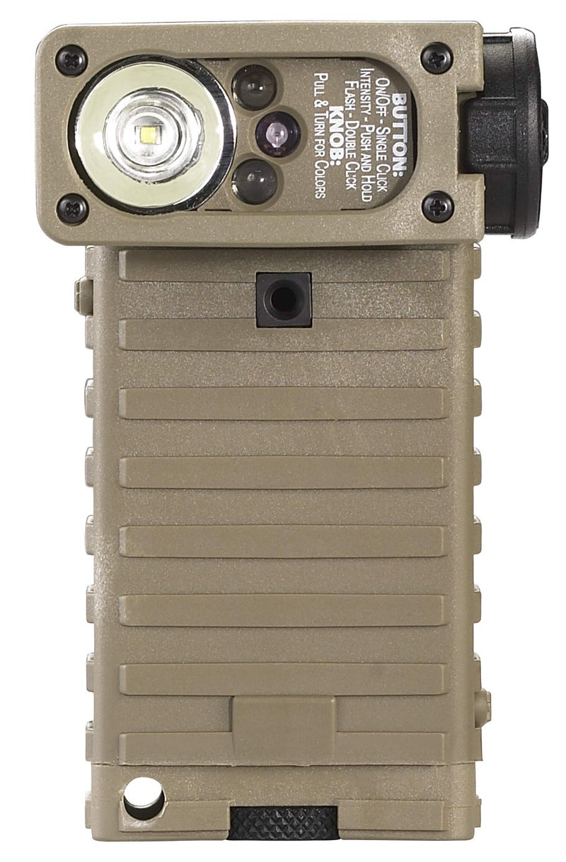 Streamlight 14032 Sidewinder 55-Lumens LED Military Flashlight with (2) AA Alkaline Batteries in Box, Coyote - Image 2
