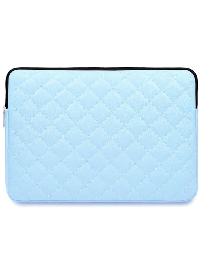 15.6-inch Laptop Sleeve, Soft Protective Zippered Sleeve Compatible with 15.6-inch Notebooks, Ultrabooks, and Chromebooks (Milk Blue)  - Image 4