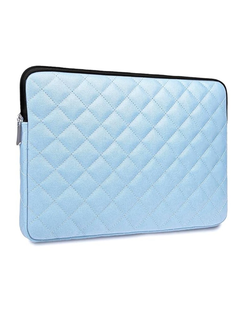 15.6-inch Laptop Sleeve, Soft Protective Zippered Sleeve Compatible with 15.6-inch Notebooks, Ultrabooks, and Chromebooks (Milk Blue)  - Image 1