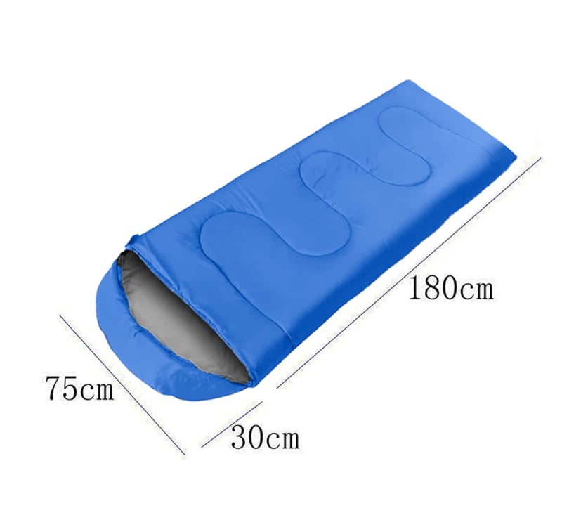 True Face Camping Sleeping Bag 3-4 Season Warm & Cool Weather Hooded Rectangular Single Sleep Bags For Hiking Backpacking Lightweight Packable Travelling Outdoor - Image 3