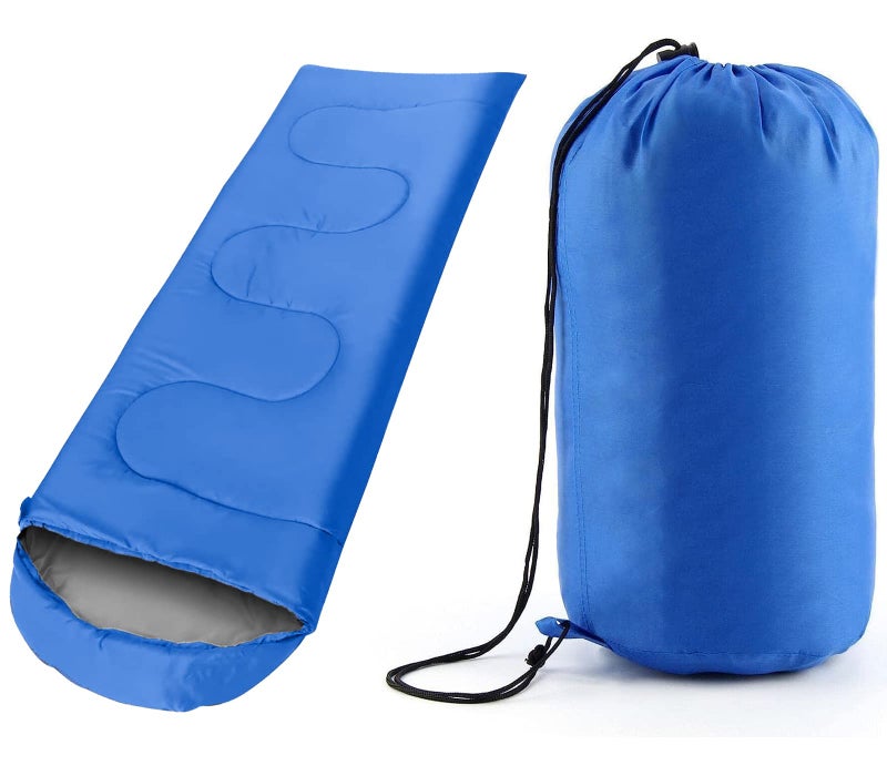 True Face Camping Sleeping Bag 3-4 Season Warm & Cool Weather Hooded Rectangular Single Sleep Bags For Hiking Backpacking Lightweight Packable Travelling Outdoor - Image 1