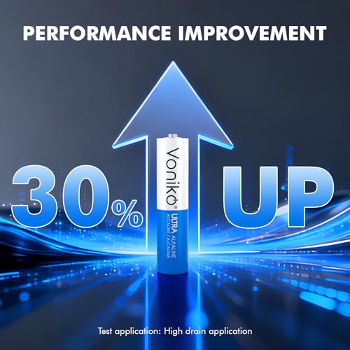 Voniko Ultra AAA Batteries 48 Pack - Alkaline Triple A Battery, Ultra Long-Lasting for All Your Devices, 10-Year Shelf Life, Leak-Proof & Mercury-Free - Image 3
