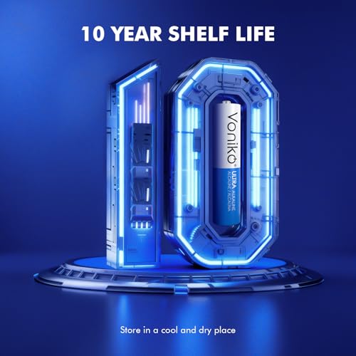 Voniko Ultra AAA Batteries 48 Pack - Alkaline Triple A Battery, Ultra Long-Lasting for All Your Devices, 10-Year Shelf Life, Leak-Proof & Mercury-Free - Image 4