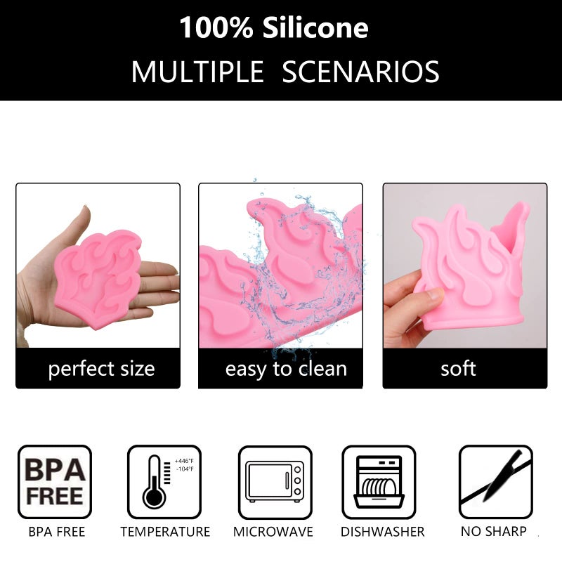 Xcake Lcook Fire Flame Clay Silicone Mold  Native American Indians Axe Feather Arrow Fondant Mold for Cake Decoration Cupcake Topper Chocolate Candy Sugar Craft Gum Paste - Image 3