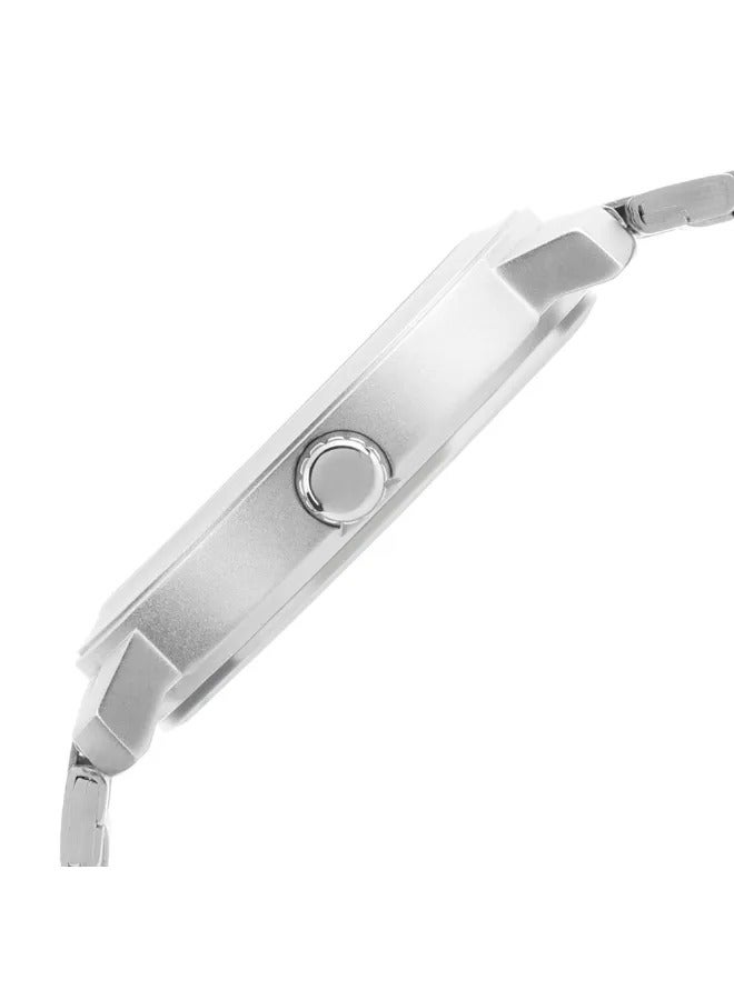 fastrack ساعة يد رجالية تناظرية بشكل دائري من الفولاذ المقاوم للصدأ - 3222SM01 - 52 مم - Image 4