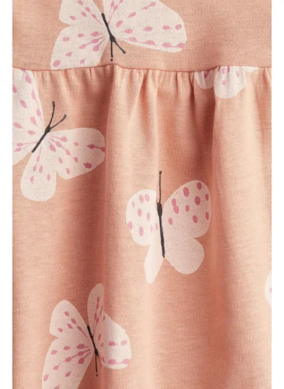 اتش اند ام Patterned cotton dress