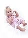 Cloveray 20inch Large Realistic Reborn Baby Doll HandRooted Hair Lifelike Baby Dolls with Accessories for 3 Year Old Girls Gifts Pretend Play Collection - Image 4