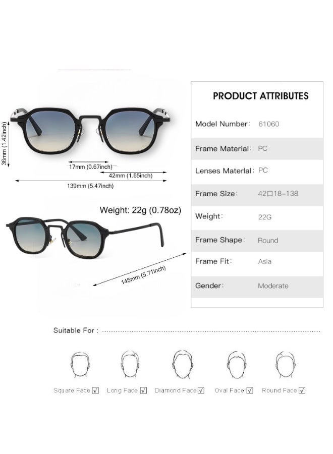 ريتي نظارة شمسية رجالي ونسائي بتصميم عصري وعدسات مستقطبة مع حماية من الأشعة فوق البنفسجية | نظارات موضة أنيقة للقيادة والسفر والرحلات والشاطئ والأنشطة الخارجية | خفيفة الوزن ومريحة - Image 4