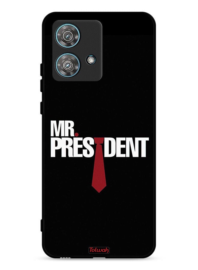 Tolwak Motorola Edge 40 Neo 5G Protective Case Cover Mr President - Image 1