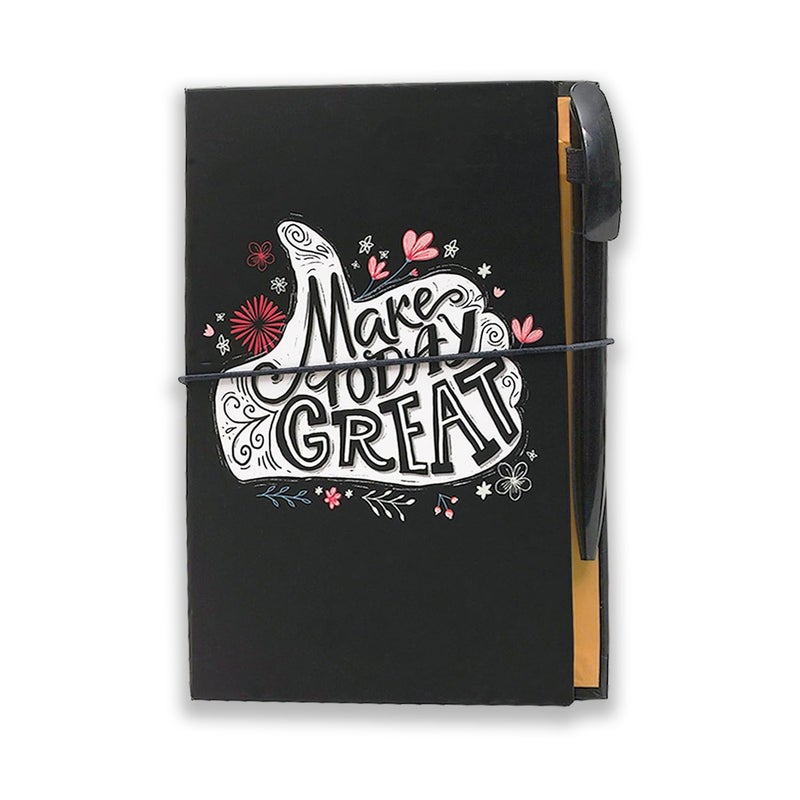Moaae Mopo MOMP Memo Pad with Sticky Notes | Flags | Neon Sticky Notes Gift for Men - Image 1