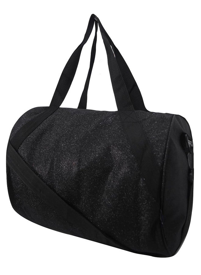 NGIL Medium Glitter Cheers Sports Gym Duffel Bag(Glitter-Black) - Image 1