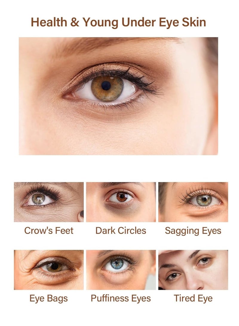 MOOYAM Caffeine Eye Serum 30ml Anti Aging Under Eye Treatment Reduces Dark Circles Puffiness and Fine Lines Brightening Treatment for Men and Women  - Image 3