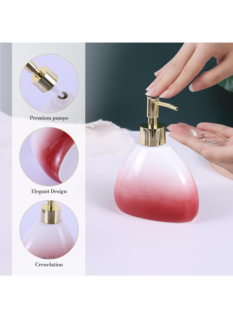 Y&D Bathroom Accessories Set,Modern Countertop Bathroom Decor,Luxury 6 Piece Bathroom Accessory Set,Complete with Soap Dispenser,Toothbrush Holder,Tumbler,Tray - Image 4