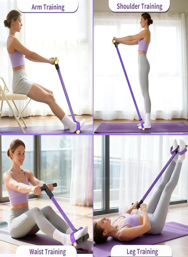 JAY EMPIRE Pull Reducer Training Bands-4 Tubes Body Pedal Exerciser Yoga Crossfit Exercise, Arm Exercise, Tummy Body Building Training Men and Womeno (Multi) - Image 2
