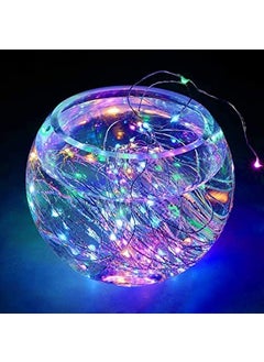 E-DAMEN EDAMEN Multicolour Led String Light Decorative Flexible Copper Led Fairy Serial String Lights with Remote and USB Controller Decorative Lights for Ganesh Pujan Mandir Decoration 10m Pack of 1  - Image 2